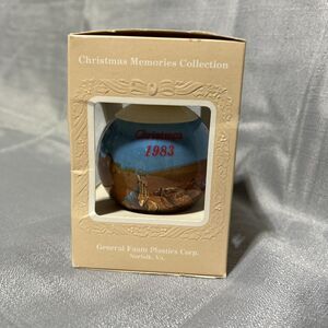Christmas Memories Collection Vintage 1983 "Unbreakable" Satin Ornament